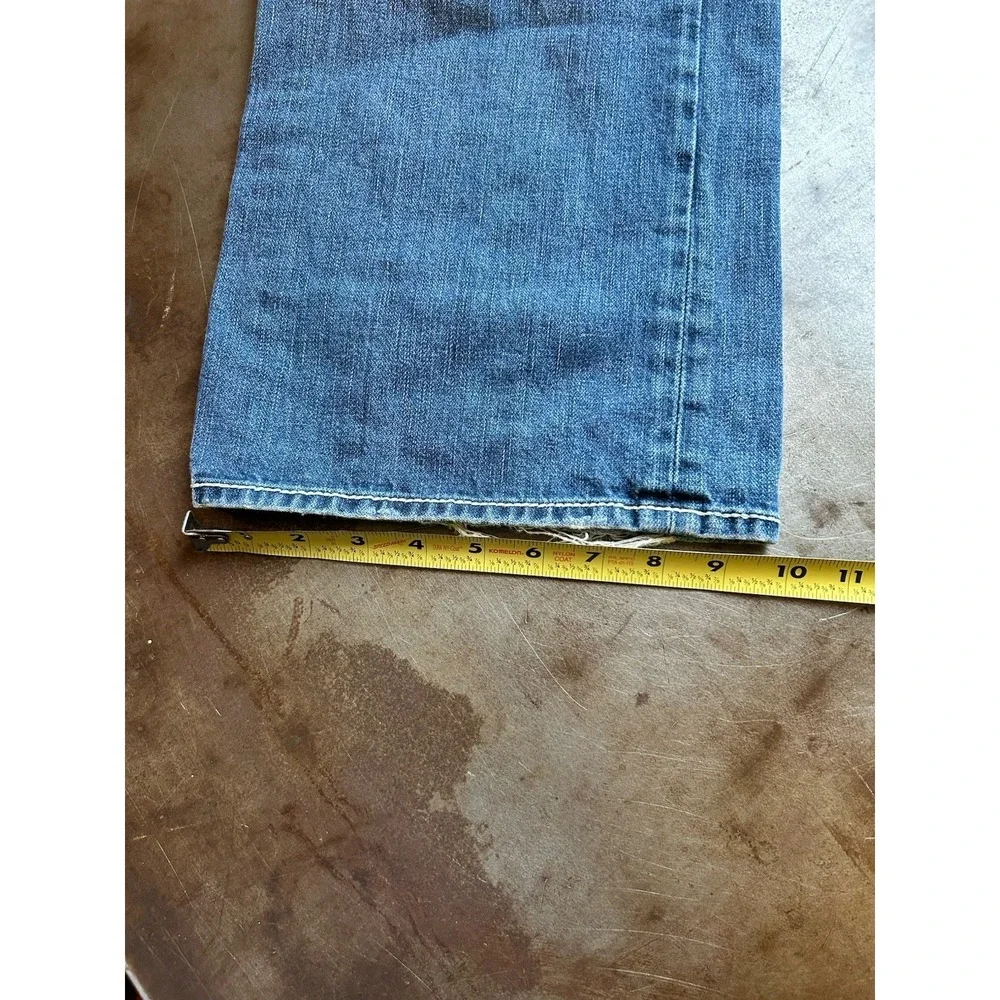 True Religion Jeans Section Ricky Giant Big T Seat 34 Y2K USA Mens Sz 44x33